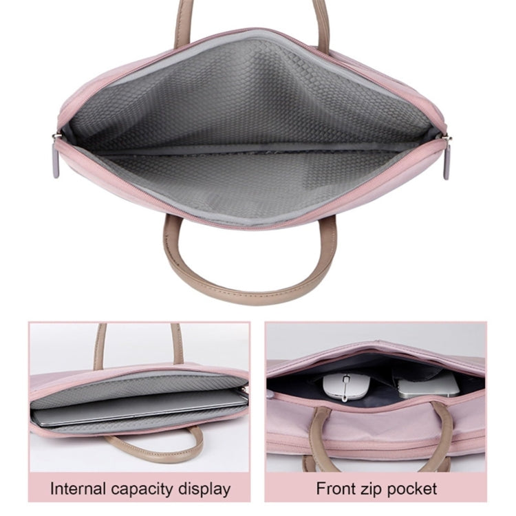 Oxford Cloth Laptop Bag Mens Womens Briefcase with PU Handle, 14 -14.6 Inch, 15 -15.6 Inch, 13 -13.3 Inch