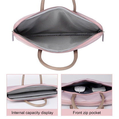 Oxford Cloth Laptop Bag Mens Womens Briefcase with PU Handle, 14 -14.6 Inch, 15 -15.6 Inch, 13 -13.3 Inch