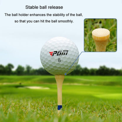 30pcs /Box PGM QT030 Golf Bamboo Tee Adjustable Height Spikes Golf Depth Marker Tee, 83mm, 38mm