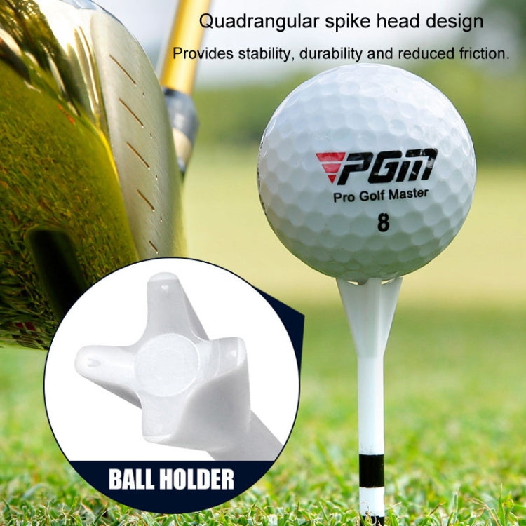 30pcs /Box PGM 83mm Golf Ball Tee Limit Scale Line Tee Ball Holder, QT027-White, QT027-Blue, QT027-Green, QT028-Blue, QT028-Green, QT028-White