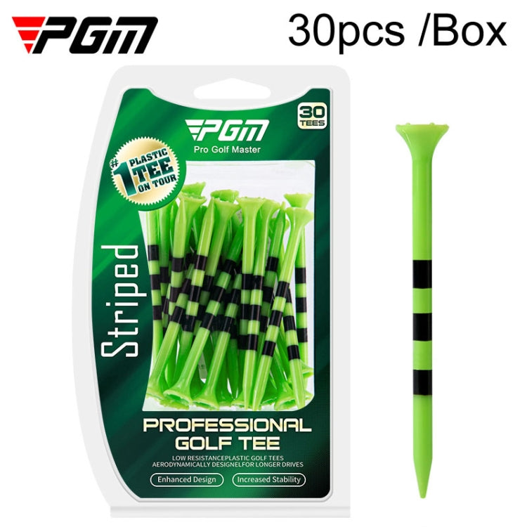 30pcs /Box PGM 83mm Golf Ball Tee Limit Scale Line Tee Ball Holder, QT027-White, QT027-Blue, QT027-Green, QT028-Blue, QT028-Green, QT028-White