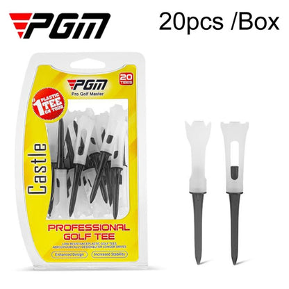 20pcs /Box PGM QT026 83mm Golf Ball Tee Competition Spike Ball Holder