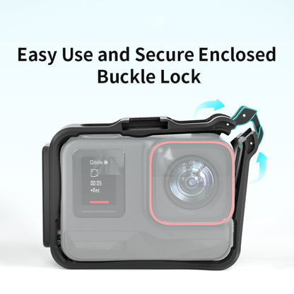 For Insta360 Ace / Ace Pro aMagisn Rabbit Cage Border Sports Camera Accessories, ABS