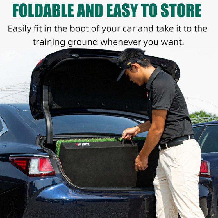 Golf Slope Strike Pad Foldable Swing Trainer Hi-Low Slope Pad, PGM DJD041