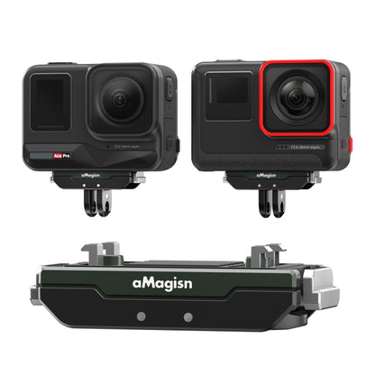 For Insta360 Ace / Ace Pro / X5 aMagisn Metal Magnetic Quick Release Sports Camera Accessories, Metal