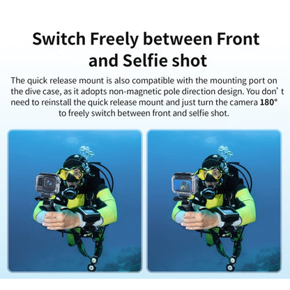 aMagisn Horizontal and Vertical Shooting Dive Shell 60m Waterproof Shell Accessories, For Insta360 Ace