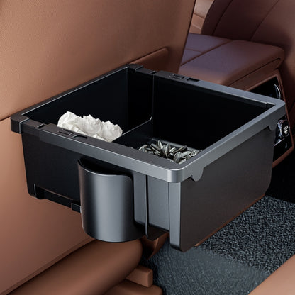 Car Seat Armrest Storage Box Adjustable Tissue Box