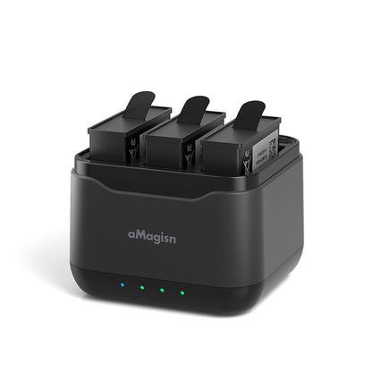 For DJI Osmo Action 4 / 3 AMagisn Battery Charger Seat, For DJI Osmo Action 4 / 3