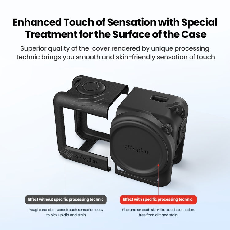 For DJI Osmo Action 4 / 3 aMagisn Silicone Protection Case Camera Protection Accessories