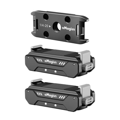 aMagisn Metal Magnetic Absorption Kit For GoPro HERO12 Black /11 Black /10 Black /9 Black, For GoPro HERO12/11/10/9