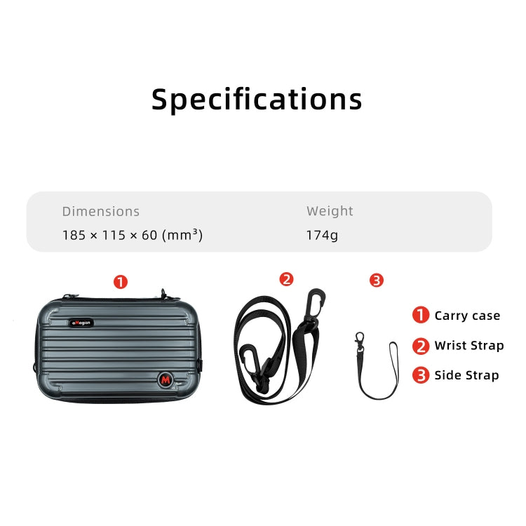 For DJI Osmo Action 4 / 3 aMagisn Small Organizer Bag Sports Camera Protective Accessories, For DJI Osmo Action 4 / 3