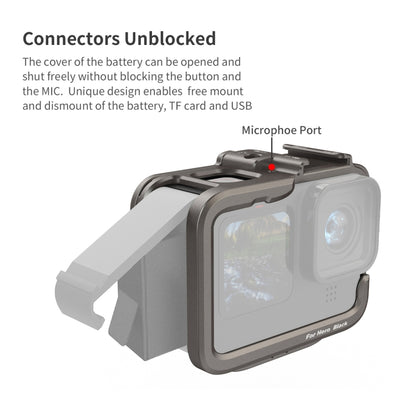 For GoPro HERO11 Black /10 Black /9 Black aMagisn Ultra-Light Metal Rabbit Cage Protection Border, For GoPro HERO11 Black /10 Black /9 Black