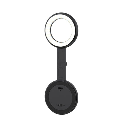 Cell Phone Magnetic Fill Light Portable Photo Pocket Lamp, White, Black