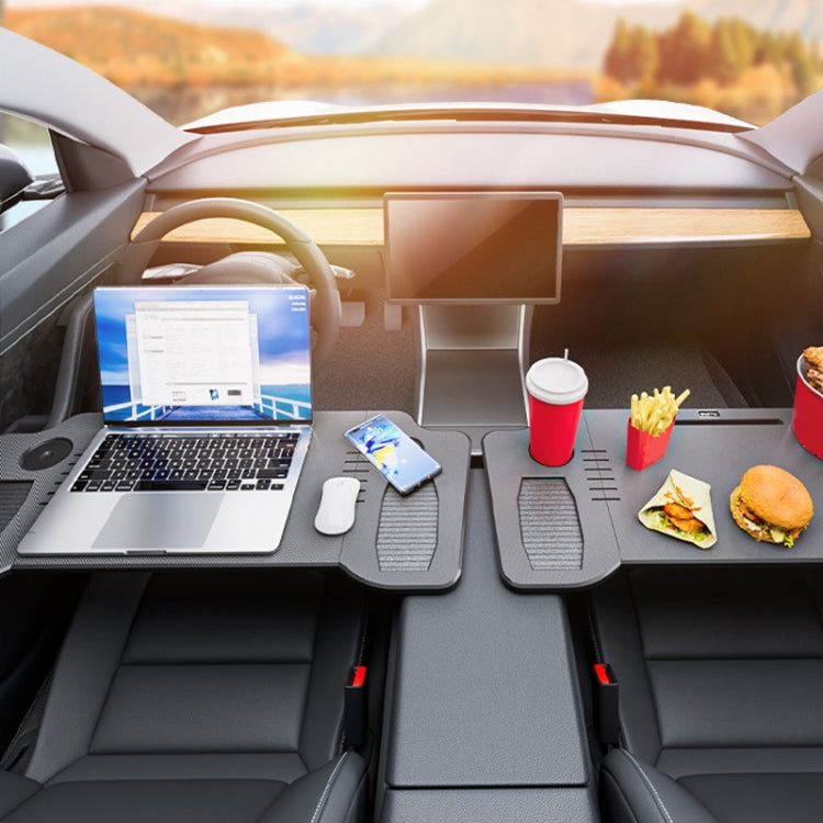 For Tesla Model Y/3 SUITU Car Center Folding Small Table Board Camping Dining Plate