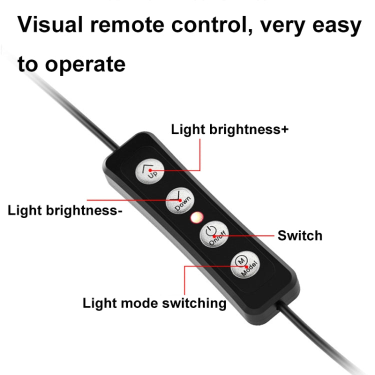YRing48 4-Inch 48LEDs Laptop Camera Video Conference Live Beauty Ring Fill Light, Clip Set, Clip with Tripod