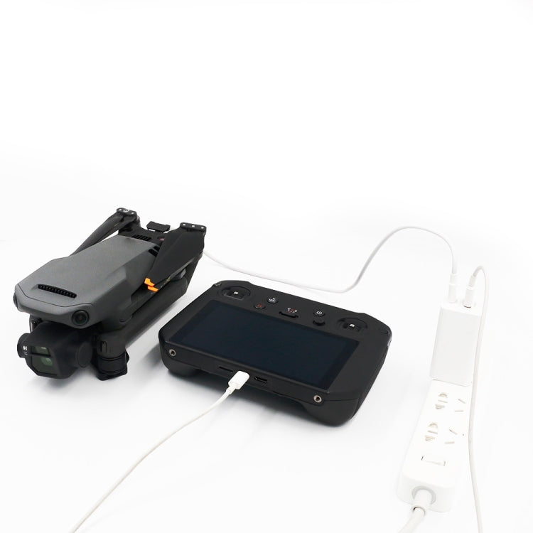For DJI Mavic Series LKTOP 65W GaN Charger AC Adapter with USB-C and USB-A Port, US Plug