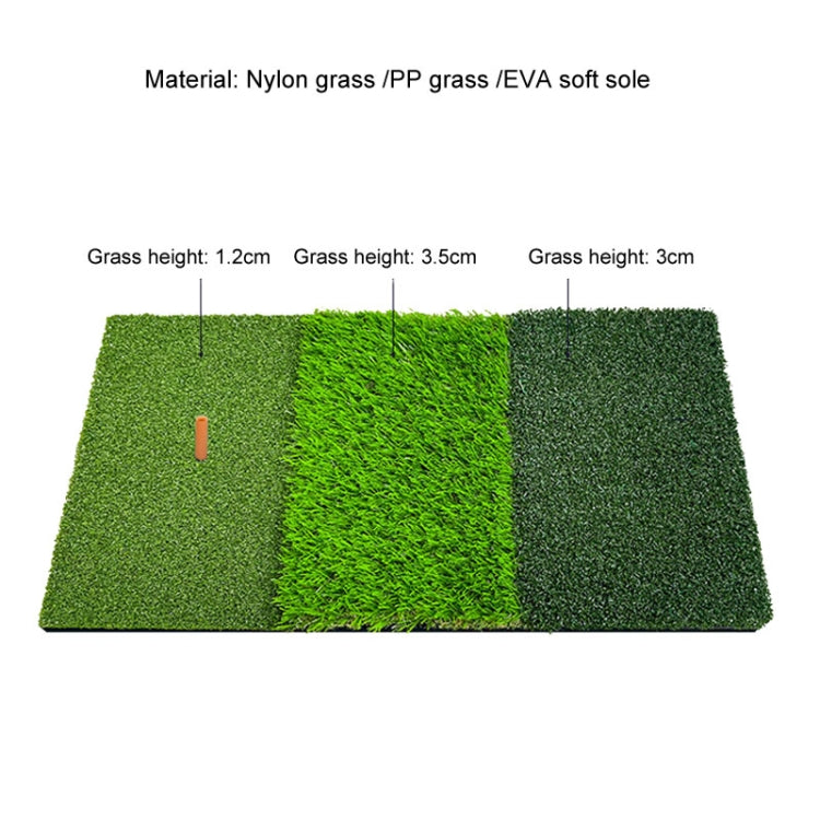 3 In 1 Golf Striking Mat Hitting Resistant Practice Pad Indoor Mini Swing Chipping Hitting Mat, PGM DJD010 30x60cm, PGM DJD010 90x40cm