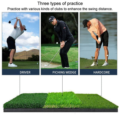 3 In 1 Golf Striking Mat Hitting Resistant Practice Pad Indoor Mini Swing Chipping Hitting Mat, PGM DJD010 30x60cm, PGM DJD010 90x40cm
