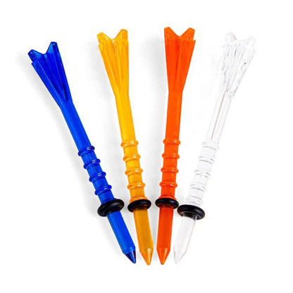 30pcs /Box PGM QT025 Golf Tee Limit Ball Studs With Adjustable Height of 83mm, White, Orange, Blue