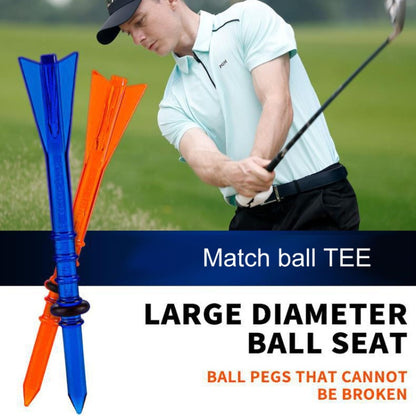 30pcs /Box PGM QT025 Golf Tee Limit Ball Studs With Adjustable Height of 83mm, White, Orange, Blue