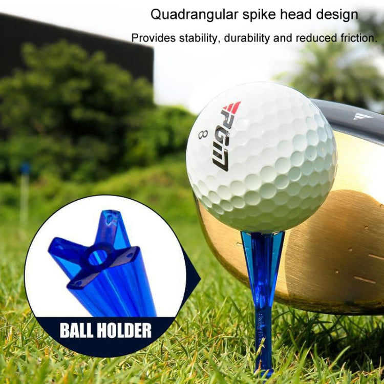30pcs /Box PGM QT025 Golf Tee Limit Ball Studs With Adjustable Height of 83mm, White, Orange, Blue