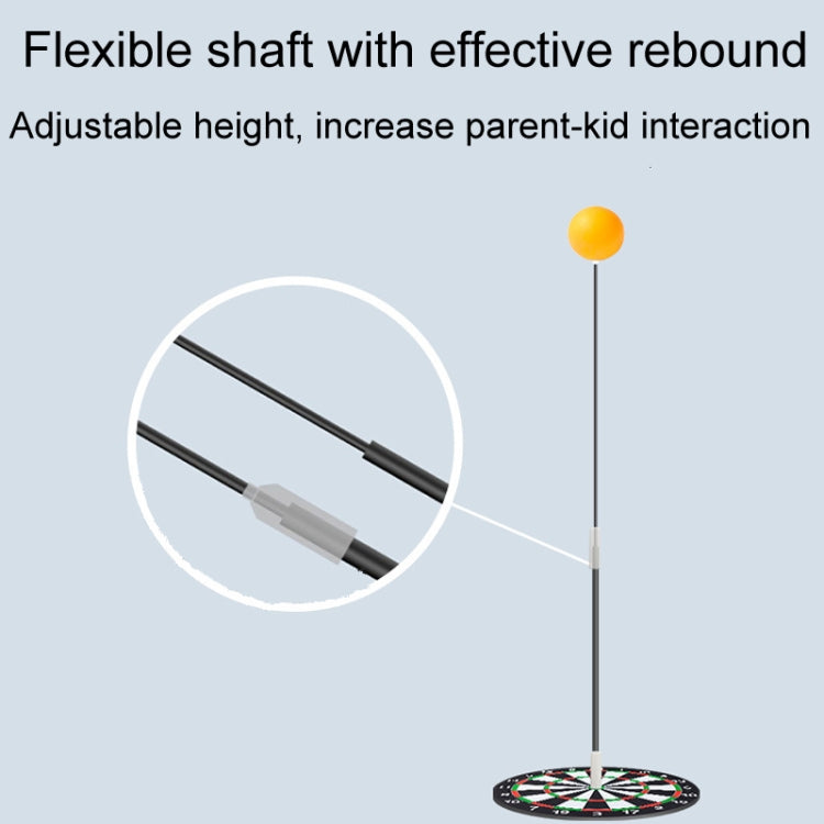 Table Tennis Training Equipment Household Childrens Sparring Coaching Base With Wood Bats, 6 Balls+1 Pole, 4 Balls+1 Pole, 4 Balls+2 Poles, 6 Balls+3 Poles