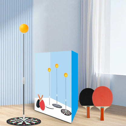Table Tennis Training Equipment Household Childrens Sparring Coaching Base With Wood Bats, 6 Balls+1 Pole, 4 Balls+1 Pole, 4 Balls+2 Poles, 6 Balls+3 Poles