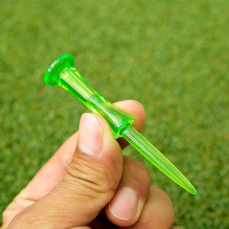 20pcs /Box PGM QT024 Golf Ball Tee Competition Ball Studs 8 Point Crown Tip Durable Anti-Hitting, Yellow, Green, Blue