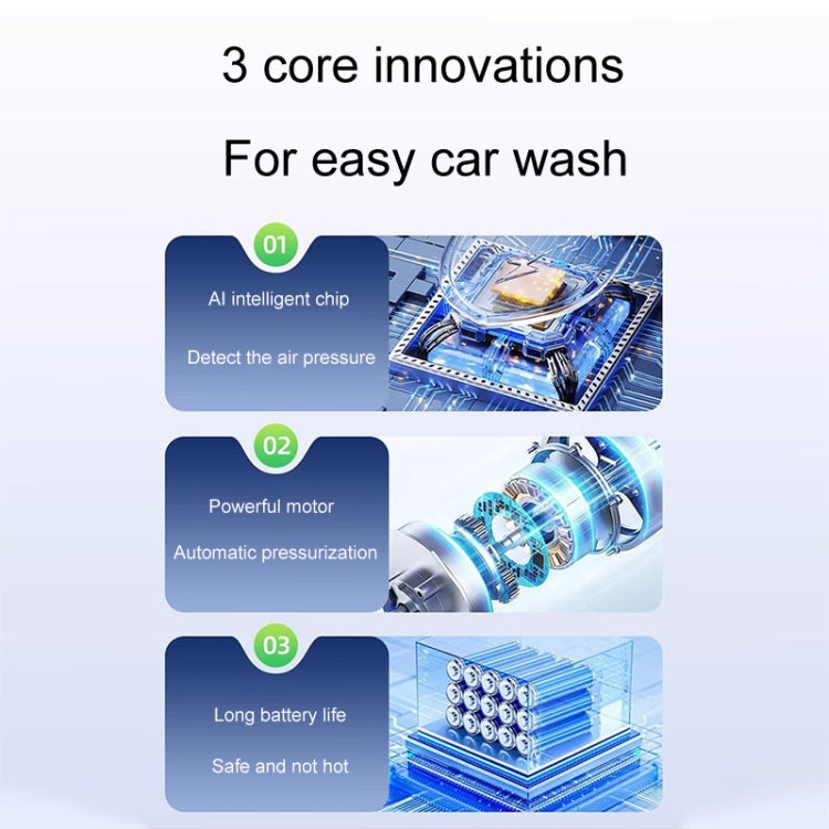 SUITU ST-6322 1.5L Car Washing Electrical Foam Sprayer Rechargeable Automobile Foam Pot