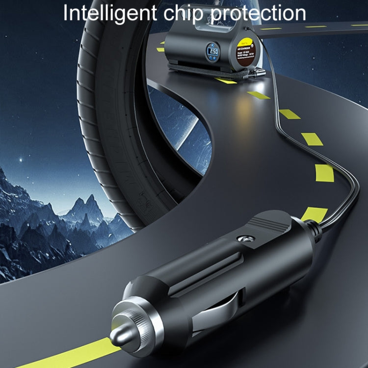 SUITU ST-5523 Vehicle Portable Pneumatic Pump With Cable Powerful Automobile Tire Inflator, Pointer, Digital