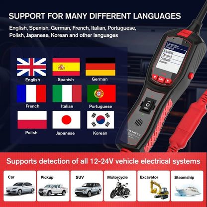JDiag 6-30V Electrical Detector Fuel Injector Signal Detection Vehicle System Diagnosis, P150