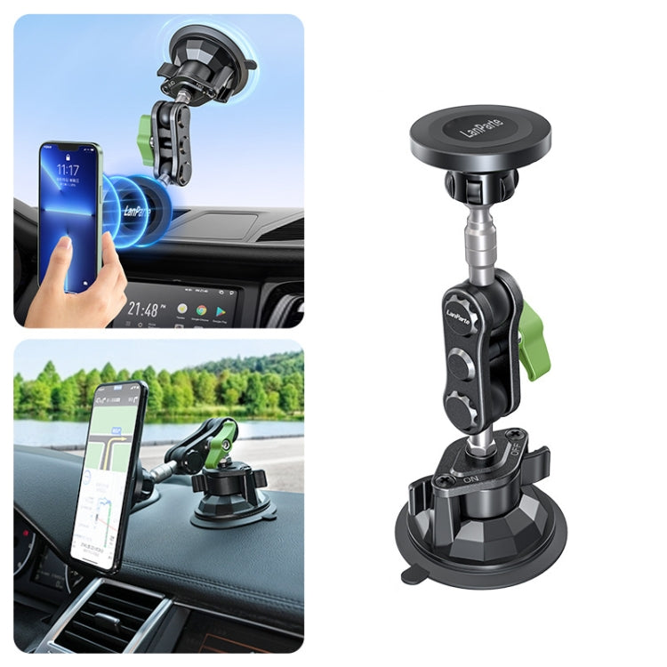 Lanparte Magnetic Car Phone Holder Adjustable Suction Cup Navigation Stand, RBA-M01N, RBA-M01NB, RBA-M01NL, RBA-M01NLB, RBA-M01