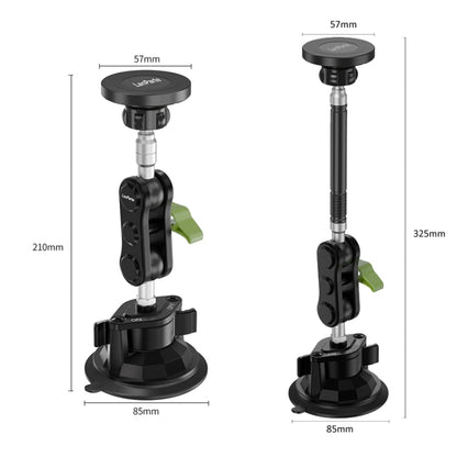 Lanparte Magnetic Car Phone Holder Adjustable Suction Cup Navigation Stand, RBA-M01N, RBA-M01NB, RBA-M01NL, RBA-M01NLB, RBA-M01