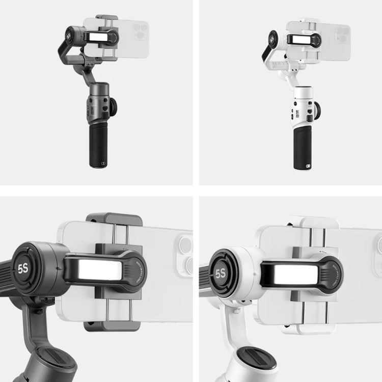 ZHIYUN Smooth 5S 3-Axis Smartphone Handheld Gimbals Stabilizer, Smooth 5S Standard White