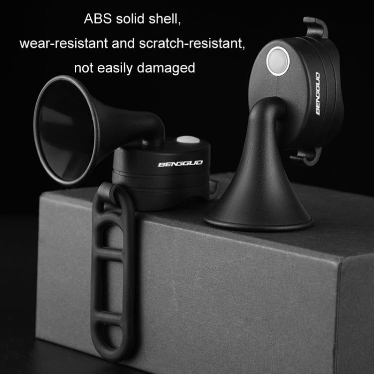 BENGGUO Bicycle Portable Electric Horn Children Bicycle Bell, Battery, Charging Model