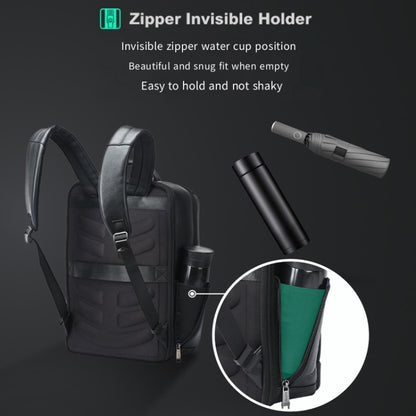 Bopai Large-Capacity Waterproof Business Laptop Backpack With USB+Type-C Port, 61-122891, 61-122631C