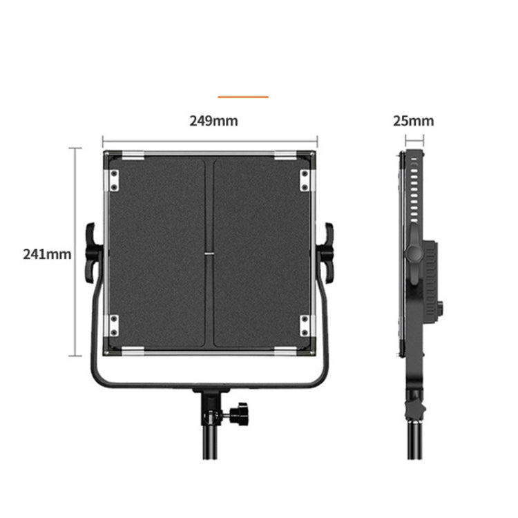 Pixel K80 RGB 45W 2600-10000K 552 LEDs Photography Fill Light Panel Lamp With LCD Display,US Plug, K80 RGB