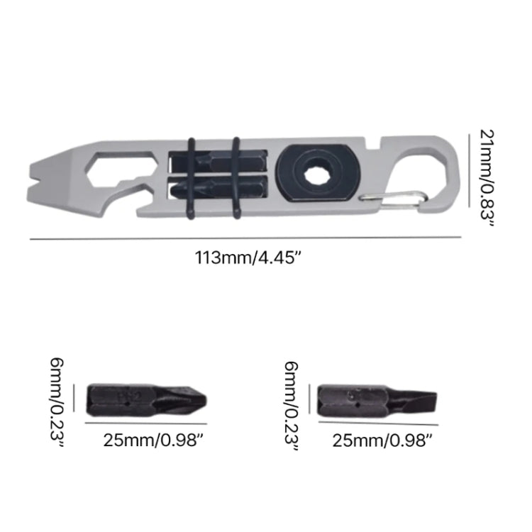 Multifunctional Outdoor Survival and Self-defense Ratchet Crowbar Tool EDC Bottle Opener, Multifunctional Ratchet Crowbar