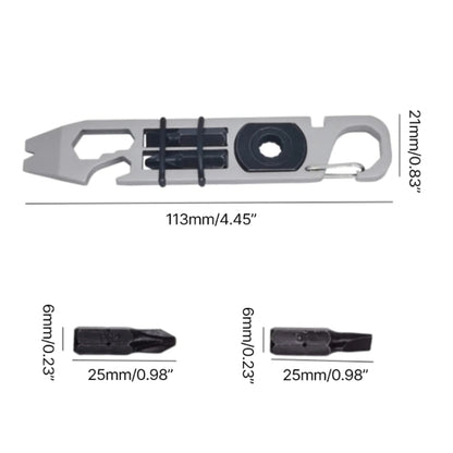 Multifunctional Outdoor Survival and Self-defense Ratchet Crowbar Tool EDC Bottle Opener, Multifunctional Ratchet Crowbar