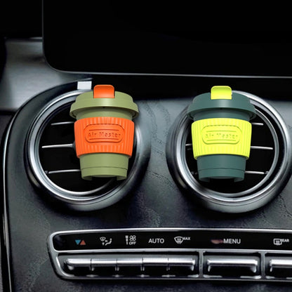 BEN.JACK 4pcs /Set Coffee Cup Air Outlet Aromatherapy Refill Tablets