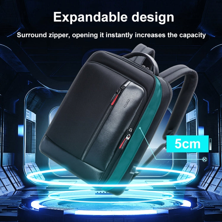 Bopai 751-006641A Large Capacity Anti-theft Waterproof Laptop Business Backpack, 751-006641A