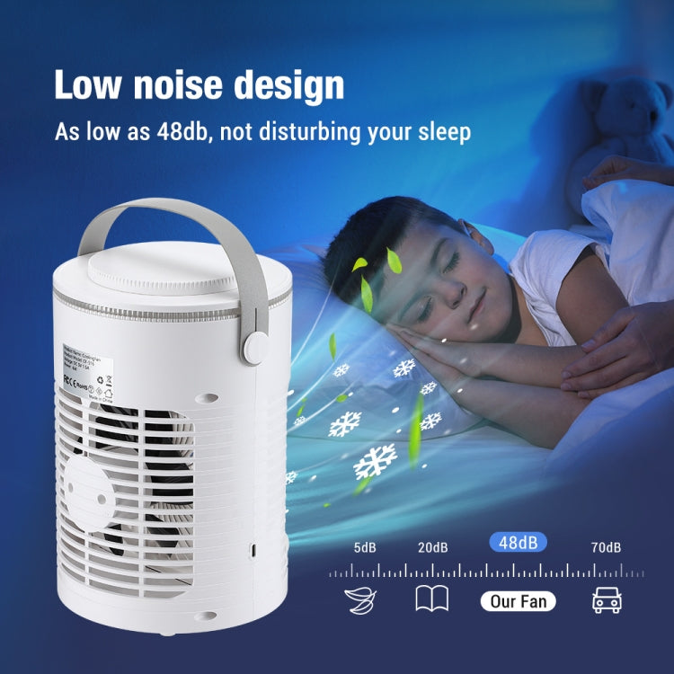 CF-516 USB Home Timed Desktop RGB Light Adjustable Spray Humidification Cooler Fan, CF-516