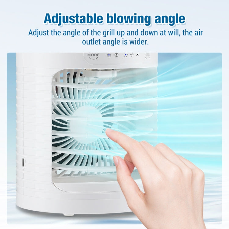 CF-516 USB Home Timed Desktop RGB Light Adjustable Spray Humidification Cooler Fan, CF-516