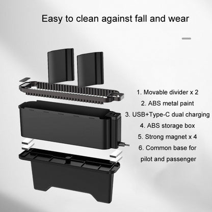 BEN.JACK Multifunctional Car Seat Gap Storage Box