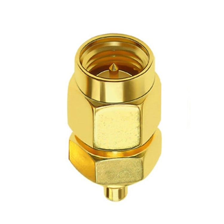Coaxial Adapter Kit Brass Coaxial Connector RF Antenna Adapter, 4pcs /Set SMA To MMCX, SMA Male To  MMCX Male, SAM Female To MMCX Male, SMA Male To MMCX Female, SMA Female To MMCX Female