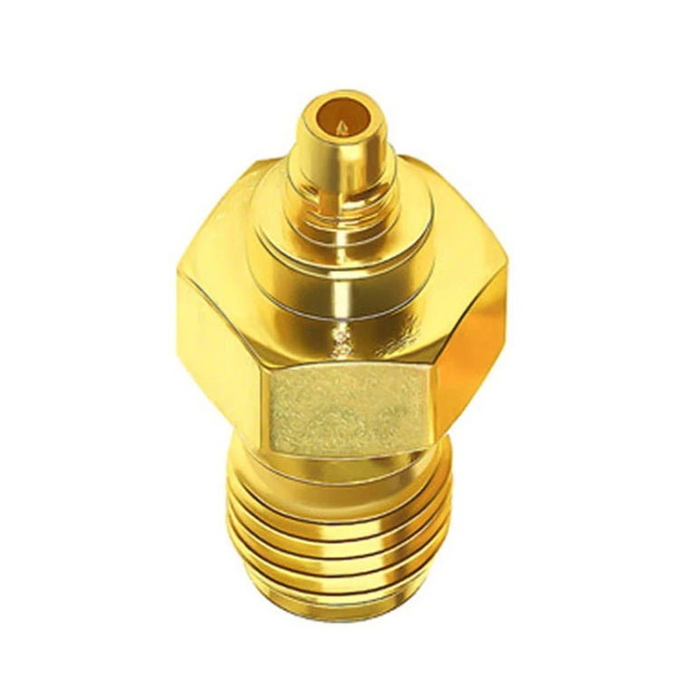 Coaxial Adapter Kit Brass Coaxial Connector RF Antenna Adapter, 4pcs /Set SMA To MMCX, SMA Male To  MMCX Male, SAM Female To MMCX Male, SMA Male To MMCX Female, SMA Female To MMCX Female