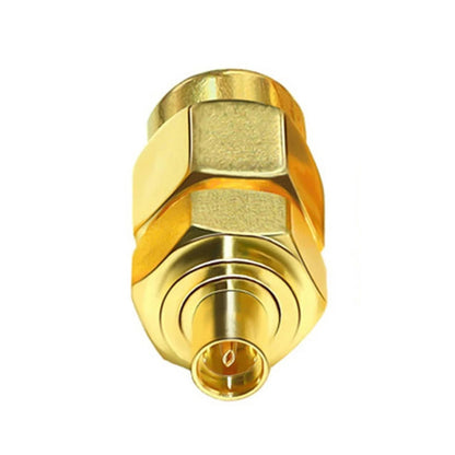 Coaxial Adapter Kit Brass Coaxial Connector RF Antenna Adapter, 4pcs /Set SMA To MMCX, SMA Male To  MMCX Male, SAM Female To MMCX Male, SMA Male To MMCX Female, SMA Female To MMCX Female