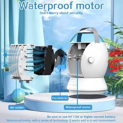 CF-009 USB Touch Spray Humidification Air Conditioning Fan Desktop Office Air Cooler, CF-009