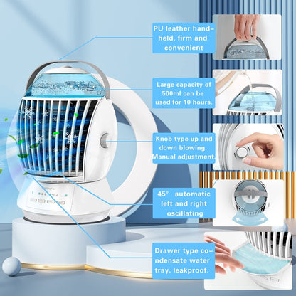 CF-009 USB Touch Spray Humidification Air Conditioning Fan Desktop Office Air Cooler, CF-009