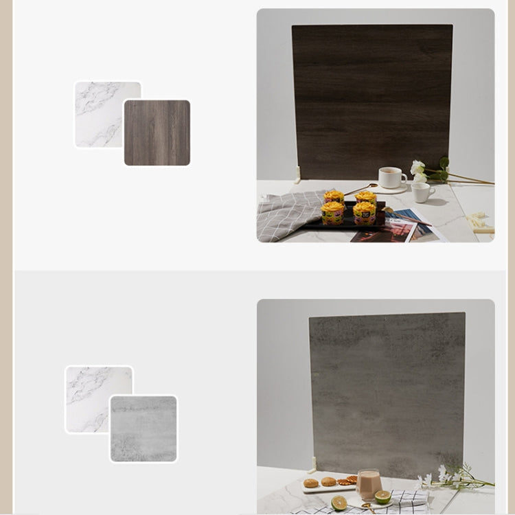 2pcs 40cm Double-Sided Background Board + 7pcs Backdrop Paper Photography Props Set, Set 1, Set 2, Set 3, Set 4